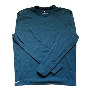 Free Country - men's brushed soft crew neck long sleeve medium